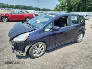 2009 Honda Fit Sport with VIN JHMGE88489S028005, listed as a Copart auction lot 64004645 with 86,783 mi miles and Salvage title. Bid and sale history available at DreamBid. Image 1.