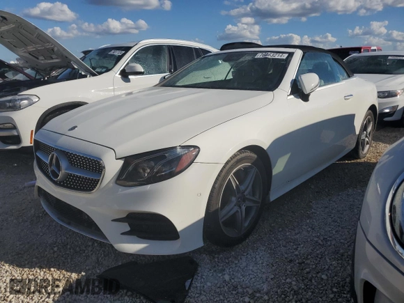 2018 Mercedes-Benz E-Class E 400 with VIN WDD1K6GB7JF036569, listed as a Copart auction lot 76463214 with 0 mi miles and Non Repairable. Bid and sale history available at carsss.com. Image 1.