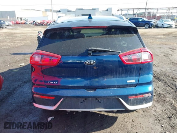 2018 Kia Niro LX with VIN KNDCB3LCXJ5117068, listed as a IAAI auction lot 41784164 with 88,859 mi miles. Bid and sale history available at carsss.com. Image 16.