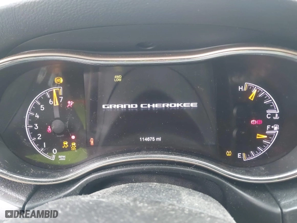 2016 Jeep Grand Cherokee Limited 75th Anniversary with VIN 1C4RJFBG9GC392048, listed as a IAAI auction lot 41897595 with 114,675 mi miles. Bid and sale history available at carsss.com. Image 7.