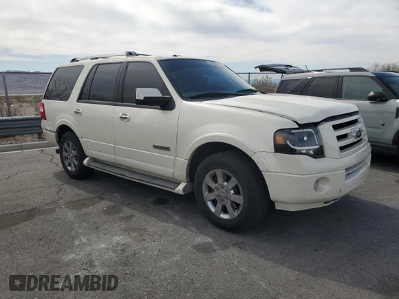 2007 Ford Expedition Limited with VIN 1FMFU19577LA87600, listed as a Copart auction lot 49818775 with 191,845 mi miles and Salvage Title. Bid and sale history available at carsss.com. Image 4.