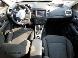 2020 Jeep Compass Sport with VIN 3C4NJCAB6LT253304, listed as a Copart auction lot 63483895 with 55,051 mi miles and Salvage title. Bid and sale history available at DreamBid. Image 8.