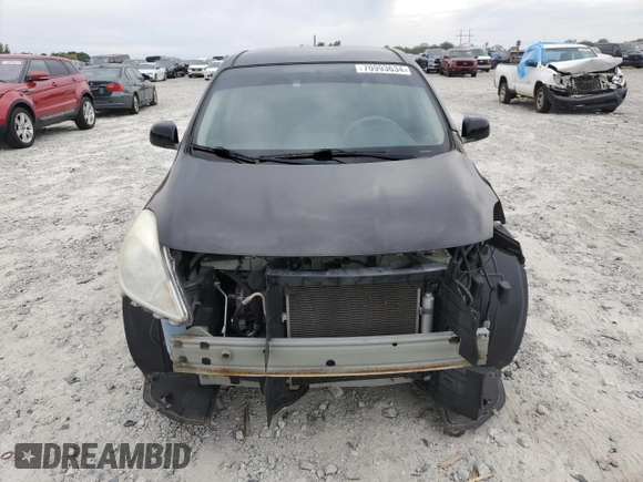 2012 Nissan Versa SV with VIN 3N1CN7AP0CL856430, listed as a Copart auction lot 70993634 with 97,853 mi miles and Salvage Title. Bid and sale history available at carsss.com. Image 5.