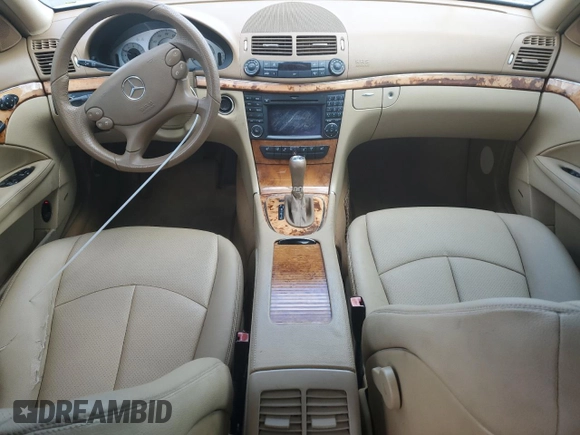 2009 Mercedes-Benz E-Class Luxury 3.5L with VIN WDBUF56X79B435499, listed as a Copart auction lot 54612855 with 74,956 mi miles and Salvage Title. Bid and sale history available at carsss.com. Image 8.