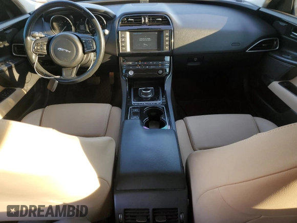 2017 Jaguar XE 35t Premium with VIN SAJAJ4BVXHCP10634, listed as a Copart auction lot 82290044 with 87,410 mi miles and Salvage Title. Bid and sale history available at carsss.com. Image 8.