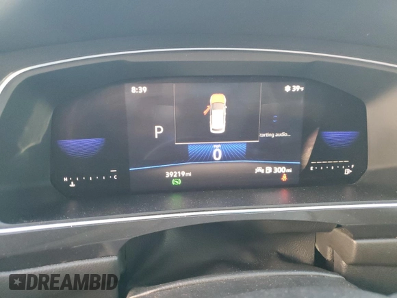 2022 Volkswagen Tiguan SE with VIN 3VV3B7AX9NM033175, listed as a Copart auction lot 88956345 with 39,219 mi miles and Salvage Title. Bid and sale history available at DreamBid. Image 9.