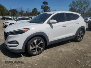 2016 Hyundai Tucson Sport with VIN KM8J33A26GU098219, listed as a Copart auction lot 50954835 with 100,394 mi miles and Clean Title. Bid and sale history available at carsss.com. Image 1.
