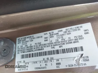 2020 Ford Escape SE Sport Hybrid with VIN 1FMCU0BZXLUC08683, listed as a IAAI auction lot 41882926 with 59,831 mi miles and . Bid and sale history available at DreamBid. Image 9.