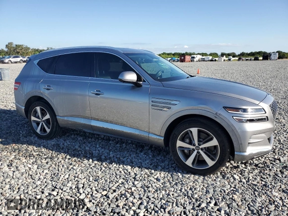2023 Genesis GV80 with VIN KMUHBDSB9PU123492, listed as a Copart auction lot 56407025 with 43,197 mi miles and Salvage title. Bid and sale history available at DreamBid. Image 4.