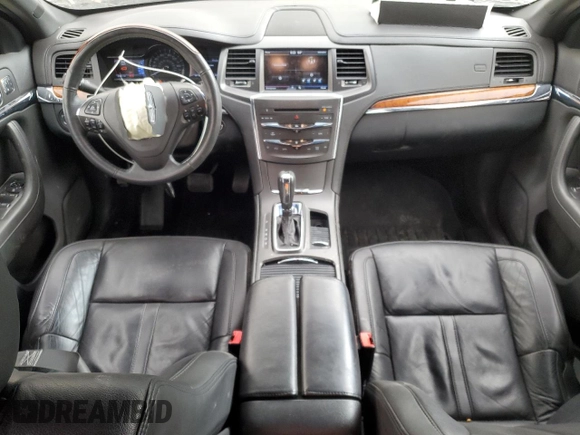 2015 Lincoln MKS with VIN 1LNHL9DK1FG600791, listed as a Copart auction lot 49575395 with 80,391 mi miles and Salvage Title. Bid and sale history available at carsss.com. Image 8.