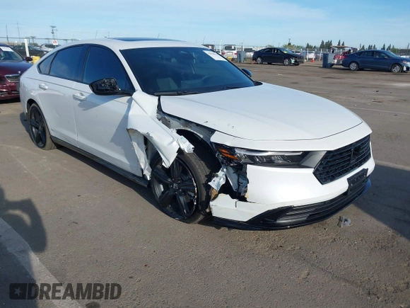 2025 Honda Accord Sport-L with VIN 1HGCY2F78SA016810, listed as a IAAI auction lot 42020521 with 4,064 mi miles and . Bid and sale history available at DreamBid. Image 1.