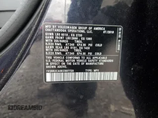 2019 Volkswagen Atlas SEL R-Line с VIN 1V2RR2CA0KC587720, выставлен на аукционе Copart как лот 52920725 с пробегом 61 001 миль миль и Списание • Salvage title. История ставок и продаж доступна на DreamBid. Изображение 14.