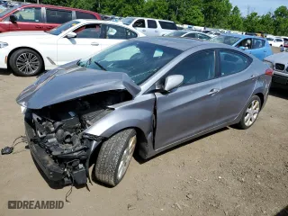 2012 Hyundai Elantra GLS with VIN KMHDH4AE5CU288134, listed as a Copart auction lot 59007454 with 0 mi miles and Non Repairable. Bid and sale history available at carsss.com. Image 1.