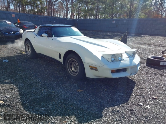 1981 Chevrolet Corvette with VIN 1G1AY8768BS418361, listed as a IAAI auction lot 41851046 with 72,559 mi miles. Bid and sale history available at carsss.com. Image 1.