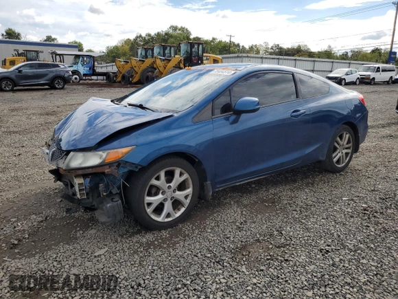 2012 Honda Civic Cpe EX with VIN 2HGFG3B84CH520973, listed as a Copart auction lot 73484514 with 179,990 mi miles and Salvage Title. Bid and sale history available at carsss.com. Image 1.