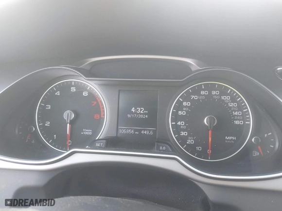 2014 Audi A4 Premium Plus with VIN WAUFFAFL9EA077660, listed as a IAAI auction lot 40364567 with 105,856 mi miles. Bid and sale history available at carsss.com. Image 7.