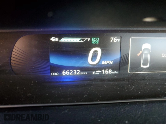 2018 Toyota Mirai with VIN JTDBVRBDXJA004177, listed as a Copart auction lot 41540795 with 66,232 mi miles and Salvage title. Bid and sale history available at DreamBid. Image 9.