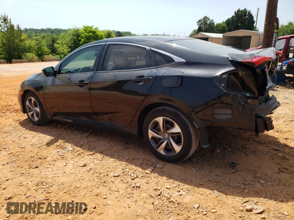 2019 Honda Civic LX with VIN 2HGFC2F61KH554009, listed as a Copart auction lot 55320525 with 63,176 mi miles and Salvage Title. Bid and sale history available at DreamBid. Image 2.