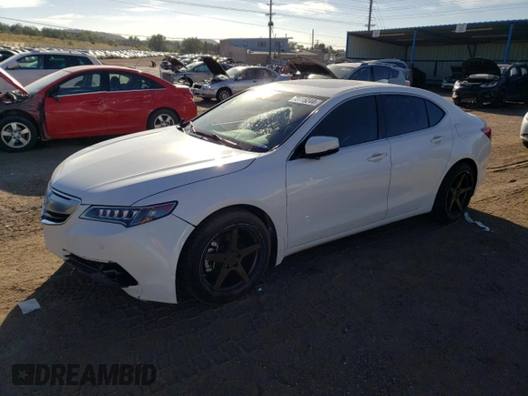 2016 Acura TLX V6 Advance with VIN 19UUB3F76GA003766, listed as a Copart auction lot 73115244 with 81,655 mi miles and Salvage Title. Bid and sale history available at carsss.com. Image 1.