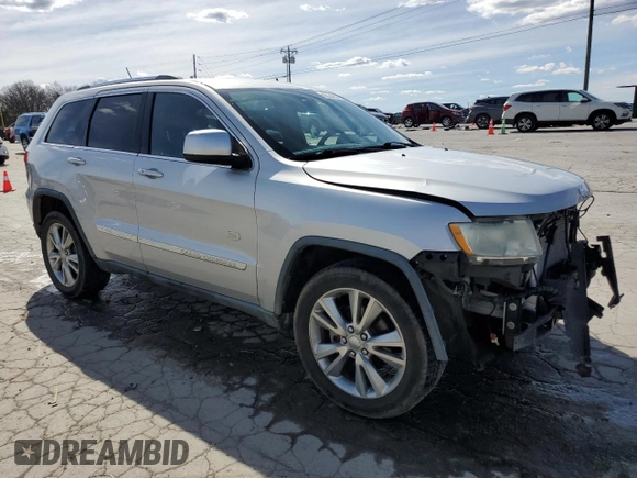 2011 Jeep Grand Cherokee Laredo with VIN 1J4RS4GG5BC646688, listed as a Copart auction lot 49834445 with 122,101 mi miles and Salvage Title. Bid and sale history available at DreamBid. Image 4.