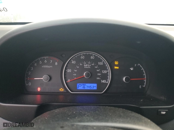 2010 Hyundai Elantra SE with VIN KMHDU4AD6AU061776, listed as a Copart auction lot 49993265 with 167,453 mi miles and Salvage Title. Bid and sale history available at carsss.com. Image 9.