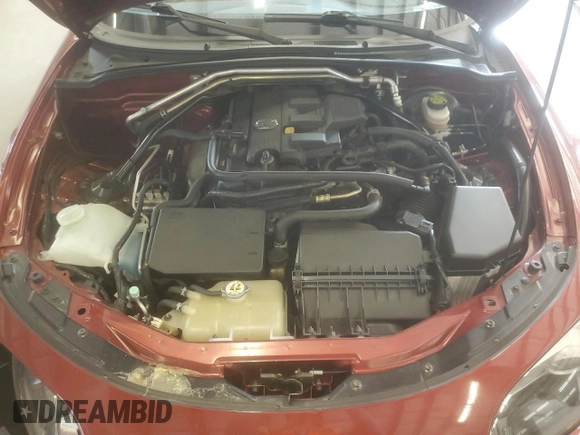 2006 Mazda MX-5 Miata Grand Touring with VIN JM1NC25F760121395, listed as a Copart auction lot 59712275 with 45,498 mi miles and Salvage title. Bid and sale history available at DreamBid. Image 11.