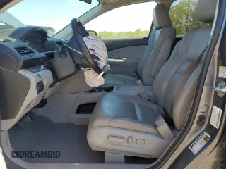 2013 Honda CR-V EX-L with VIN 2HKRM4H72DH645388, listed as a Copart auction lot 54915695 with 91,671 mi miles and Salvage Title. Bid and sale history available at DreamBid. Image 7.