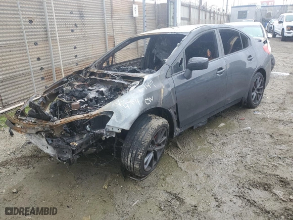 2019 Subaru WRX Premium with VIN JF1VA1B63K9824704, listed as a Copart auction lot 44190285 with 0 mi miles and Salvage Title. Bid and sale history available at carsss.com. Image 1.