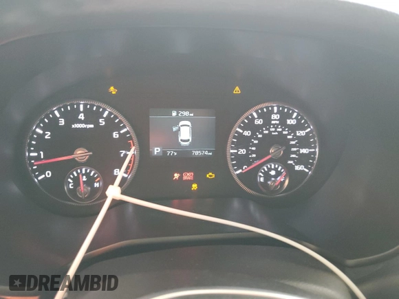 2020 Kia Telluride EX with VIN 5XYP34HCXLG047806, listed as a Copart auction lot 59591305 with 78,574 mi miles and Non repairable. Bid and sale history available at DreamBid. Image 9.