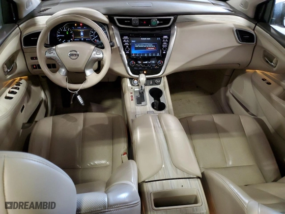 2015 Nissan Murano Platinum with VIN 5N1AZ2MH3FN219127, listed as a Copart auction lot 50873155 with 129,558 mi miles and Salvage Title. Bid and sale history available at carsss.com. Image 8.