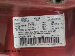 1997 Dodge Dakota with VIN 1B7GL23X9VS223370, listed as a Copart auction lot 43982655 with 195,529 mi miles and Salvage Title. Bid and sale history available at carsss.com. Image 12.
