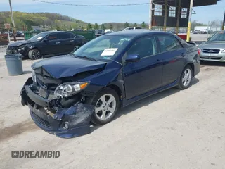 2013 Toyota Corolla L with VIN 2T1BU4EE7DC113139, listed as a IAAI auction lot 42093462 with 110,883 mi miles. Bid and sale history available at carsss.com. Image 2.