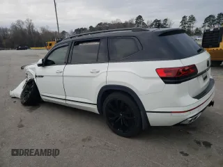 2021 Volkswagen Atlas SEL Premium R-Line z VIN 1V2FR2CA2MC558791, wystawiony jako Copart lot #47780925 z przebiegiem 79 521 mil mil oraz Szkoda całkowita • Salvage title. Historia ofert i sprzedaży dostępna na DreamBid. Obrazek 2.