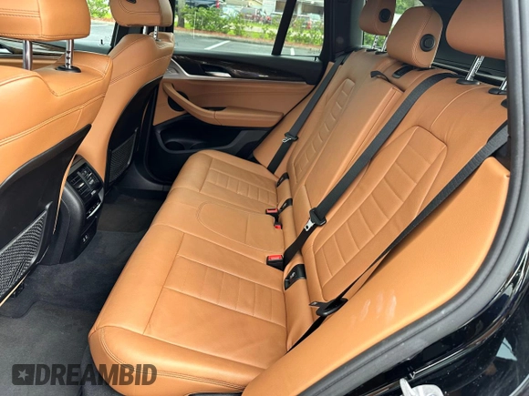 2021 BMW X3 sDrive30i with VIN 5UXTY3C02M9F31903, listed as a Copart auction lot 53496175 with 54,265 mi miles and Clean Title. Bid and sale history available at carsss.com. Image 6.
