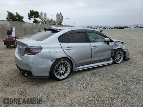 2017 Subaru WRX Premium with VIN JF1VA1F6XH9836724, listed as a Copart auction lot 58775385 with 135,483 mi miles and Salvage title. Bid and sale history available at DreamBid. Image 3.