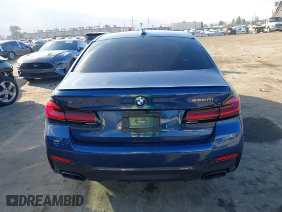 2021 BMW 5 Series M550i xDrive z VIN WBA13BK0XMCG75802, wystawiony jako IAAI lot #41503977 z przebiegiem 20 741 mil mil oraz . Historia ofert i sprzedaży dostępna na DreamBid. Obrazek 16.