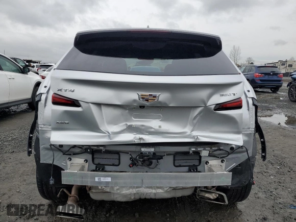 2021 Cadillac XT4 AWD Premium Luxury with VIN 1GYFZDR46MF069253, listed as a Copart auction lot 43747435 with 27,518 mi miles and Salvage Title. Bid and sale history available at carsss.com. Image 6.