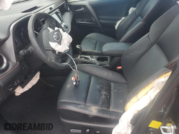 2017 Toyota RAV4 SE with VIN 2T3JFREVXHW608093, listed as a Copart auction lot 57396445 with 46,835 mi miles and Salvage title. Bid and sale history available at DreamBid. Image 7.
