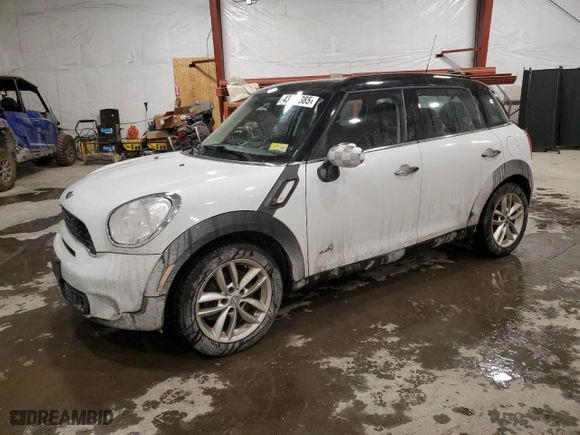 2013 MINI Cooper Countryman S ALL4 with VIN WMWZC5C58DWM16123, listed as a Copart auction lot 51437725 with 94,240 mi miles and Non Repairable. Bid and sale history available at carsss.com. Image 1.