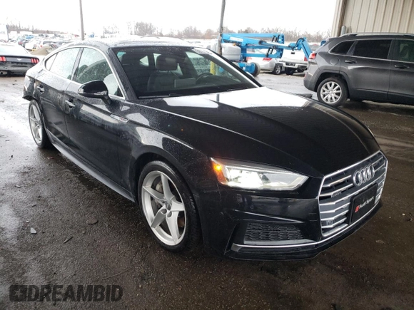 2019 Audi A5 Sportback Premium Plus with VIN WAUENCF52KA081878, listed as a Copart auction lot 39120263 with 36,251 mi miles. Bid and sale history available at carsss.com. Image 4.
