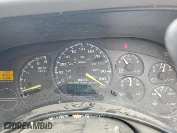 2000 Chevrolet Silverado 1500 LS with VIN 2GCEK19T8Y1171579, listed as a Copart auction lot 52135075 with 218,993 mi miles and Salvage Title. Bid and sale history available at carsss.com. Image 9.