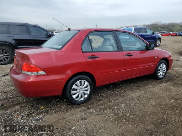 2005 Mitsubishi Lancer ES z VIN JA3AJ26E45U004941, wystawiony jako Copart lot #54614345 z przebiegiem 95 589 mil mil oraz Szkoda całkowita • Salvage title. Historia ofert i sprzedaży dostępna na DreamBid. Obrazek 3.