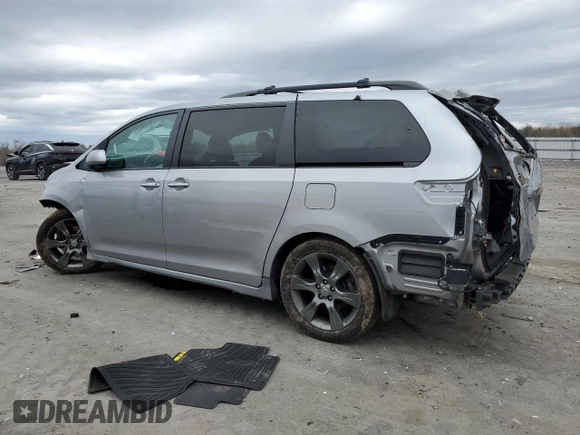 2016 Toyota Sienna SE with VIN 5TDXK3DC0GS725247, listed as a Copart auction lot 48266475 with 100,122 mi miles and Salvage title. Bid and sale history available at DreamBid. Image 2.