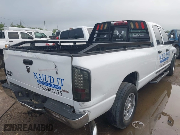 2007 Dodge Ram 2500 ST with VIN 3D7KR28C77G740987, listed as a IAAI auction lot 41871734 with 232,568 mi miles. Bid and sale history available at carsss.com. Image 4.
