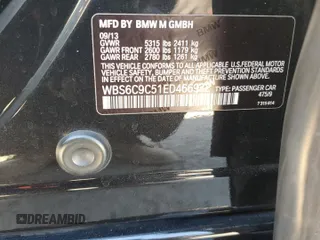 2014 BMW M6 z VIN WBS6C9C51ED466932, wystawiony jako Copart lot #43934385 z przebiegiem 116 375 mil mil oraz Szkoda całkowita • Salvage title. Historia ofert i sprzedaży dostępna na DreamBid. Obrazek 12.