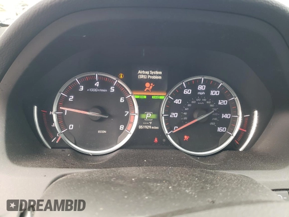 2020 Acura TLX w/A-Spec Pkg with VIN 19UUB1F63LA009028, listed as a Copart auction lot 43976475 with 51,929 mi miles and Salvage Title. Bid and sale history available at carsss.com. Image 9.