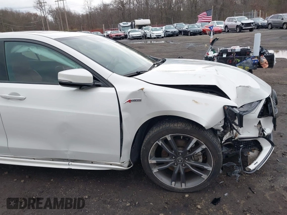 2019 Acura TLX w/A-Spec Pkg with VIN 19UUB1F61KA002075, listed as a IAAI auction lot 40991938 with 49,402 mi miles. Bid and sale history available at carsss.com. Image 17.