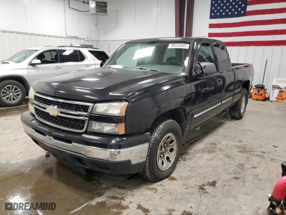 2006 Chevrolet Silverado 1500 LT3 with VIN 2GCEK19B661303842, listed as a Copart auction lot 88535505 with 210,917 mi miles and Clean Title. Bid and sale history available at carsss.com. Image 1.
