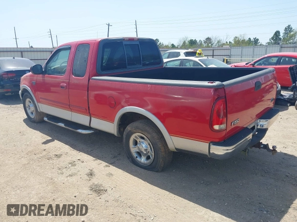 2000 Ford F-150 XL with VIN 1FTRX17L7YKAH2091, listed as a IAAI auction lot 41863588 with 1 mi miles. Bid and sale history available at carsss.com. Image 3.