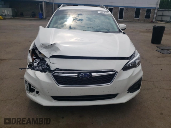 2017 Subaru Impreza Premium with VIN 4S3GTAD62H3736698, listed as a Copart auction lot 60856225 with 180,533 mi miles and Salvage title. Bid and sale history available at DreamBid. Image 5.